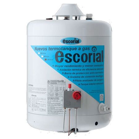 TERMOTANQUE MULTIGAS ESCORIAL 45 LTS