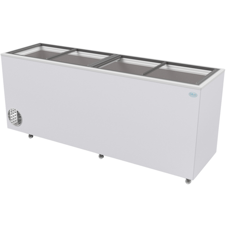Freezer Conservadora Helados Fam 30 Baldes Tapa Cristal