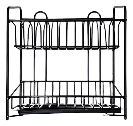Secaplatos Escurridor Para 12 Platos De 28x27x20 Fabricantes NEGRO 
