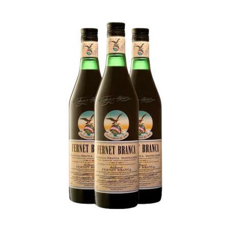 Aperitivo Fernet Branca 1000 ml Caja x 3