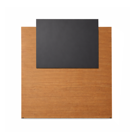 Respaldo para 1 Plaza 100x108cm Grafito Teca Maximo Fortaleza