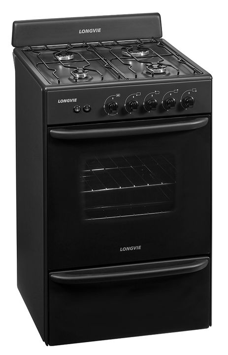 Cocina LONGVIE 12331G multigas grafito 56cm encendido luz A++ - Vista 1