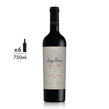 Vino Tinto Luigi Bosca de Sangre Cabernet Franc Caja x 6