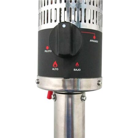 Calefactor Estufa Gamma Hongo Exterior G2251 Inoxidable a Gas