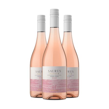 Vino Rosado Saurus Estate Pinot Noir Rose 750 ml Caja x 3