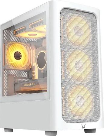 GABINETE GAMER FORMULA V AIR MESH G3 WHITE (MATX, 1 FAN)
