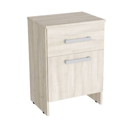 MESA DE LUZ ORLANDI AB 109 BAHIA - ABEDUL, 1 CAJON, 1 PUERTA