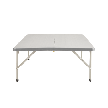 Mesa de Camping Plegable Kanji 86x86x74 Cuadrada Gris