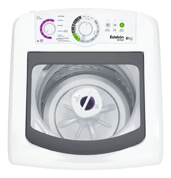 Lavarropas 6kg Eslabón De Lujo Ewh06ab 750rpm Carga Superior - Vista 4