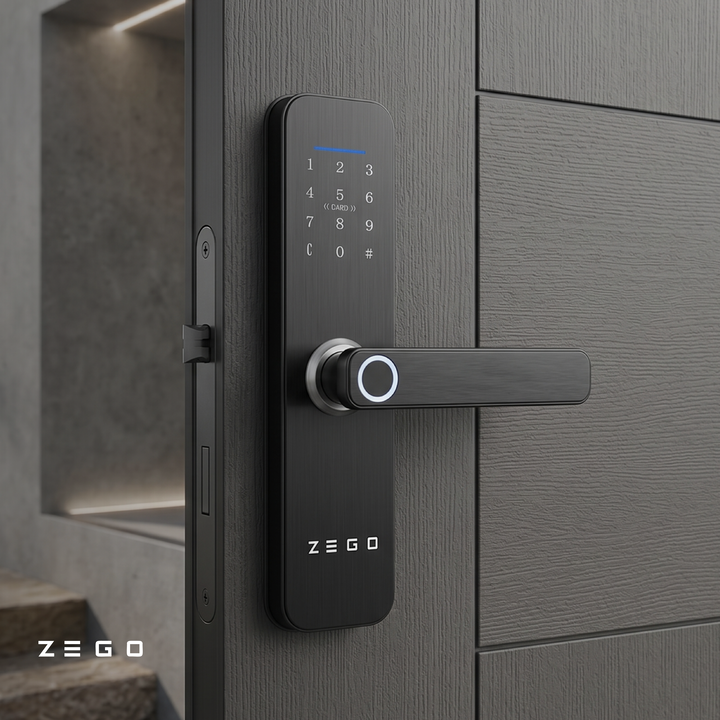 Cerradura Smart Digital Wifi Zego Huella Tarjeta App - Vista 4