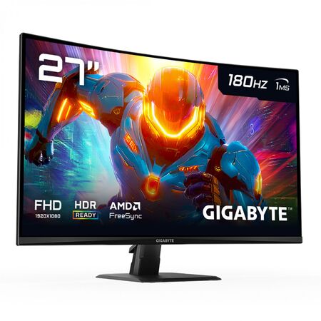 Monitor Gamer Curvo GIGABYTE 27" 180Hz FULL HD