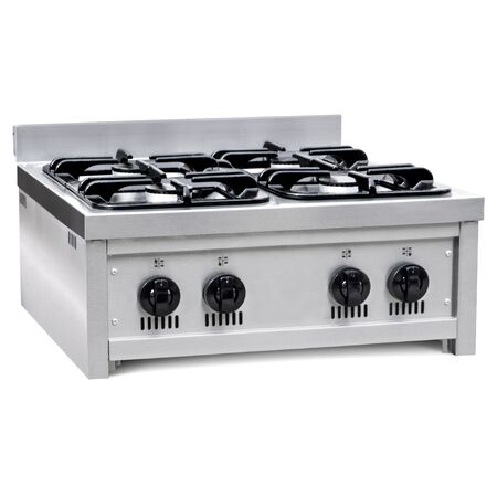 Anafe a Gas Semi Industrial TST/Corbelli 4 hornallas