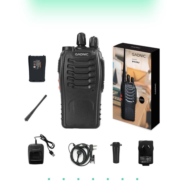 Handy Gadnic WK99U 5w 16CH UHF Hasta 10km + Manos Libres - Vista 6