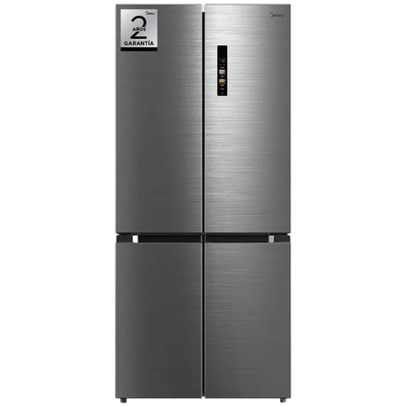 Heladera Midea No Frost Inverter 458 Litros Mdrm691Fgf46Ad Sbs Inox