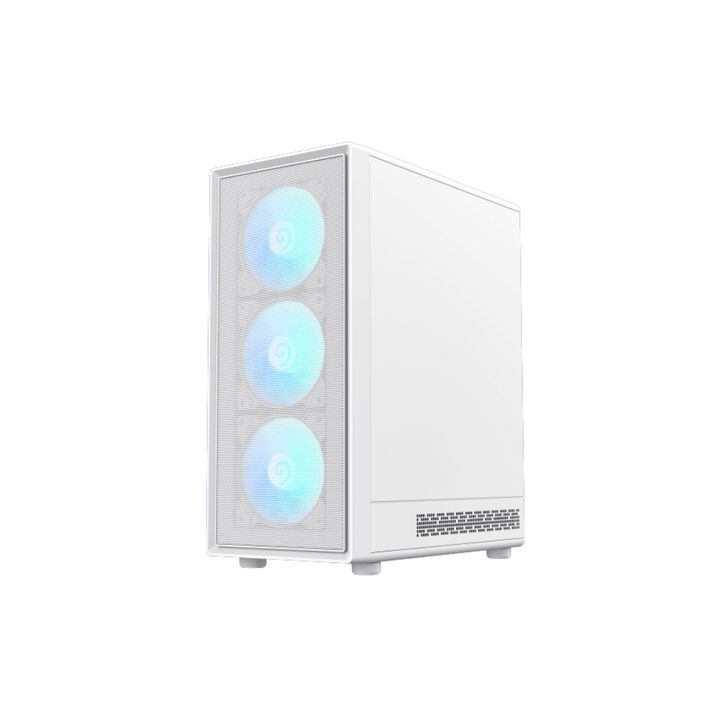 Gabinete Gamemax Storm 2AW 6Fan ARGB ATX Blanco - Vista 2