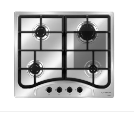 Anafe Multigas 4 Hornallas Con Encendido Rejillas Fundicion Spazio Ix Inox  Ormay