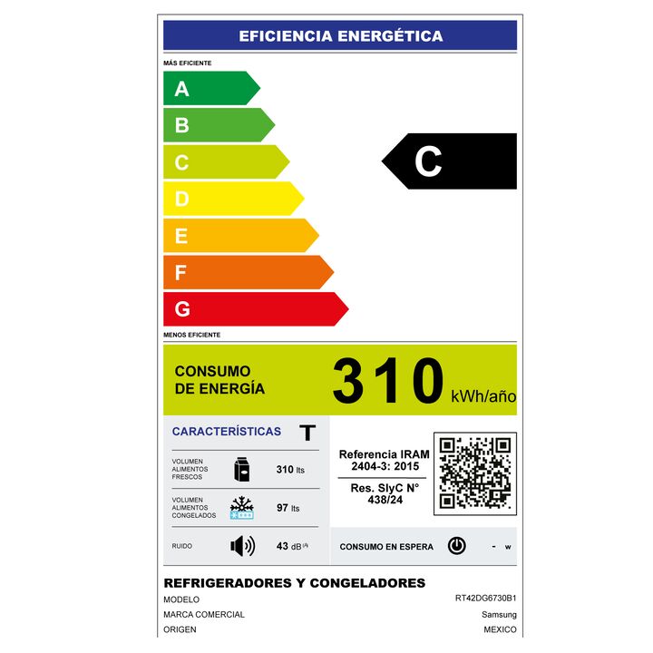 Heladera Samsung RT47CB664212 457 L Bespoke Inverter Blanco - Vista 8