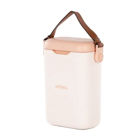 heladerita conservadora rosa atma 9l con manija simil cuero