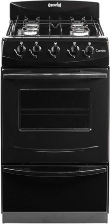 Cocina Escorial Gas Envasado Candor S2 4 Hornallas 51 Cm