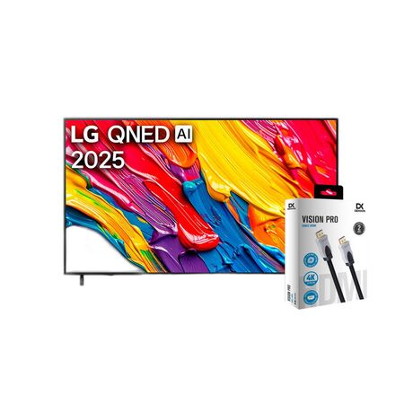 Combo Smart TV LG QNED 55" 4K UHD + Cable HDMI Dekkin Vision Pro 2m 4K