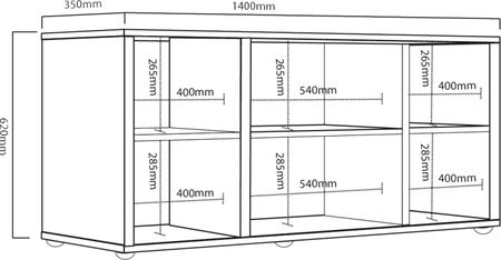 Rack Tv Delos 65P Panel Vision Dvs03Nbn