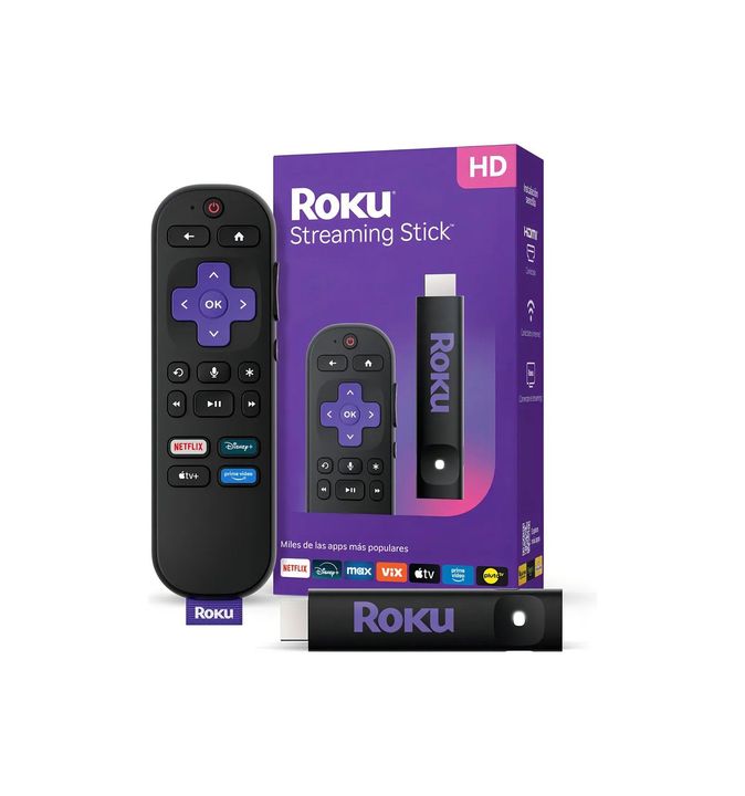 Reproductor de Streaming Roku Streaming Stick Full HD Negro - Vista 1