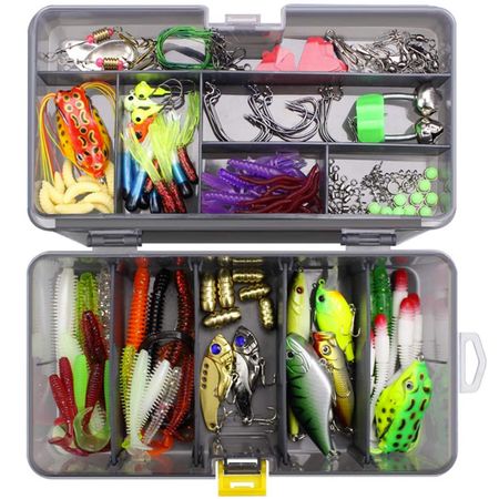 Kit de Accesorios de Pesca Gadnic 168 Piezas + Caja 