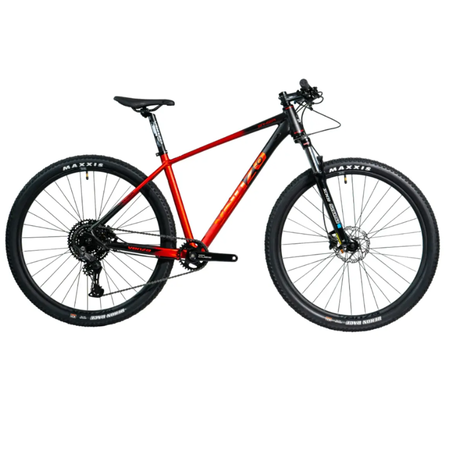 Bicicleta MTB Venzo Stinger R29 Monoplato 10V Negro/Rojo Disco Hidr. Talle S