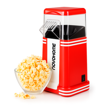 Pochoclera Electrica Novohome 1200W Cocción Aire Caliente