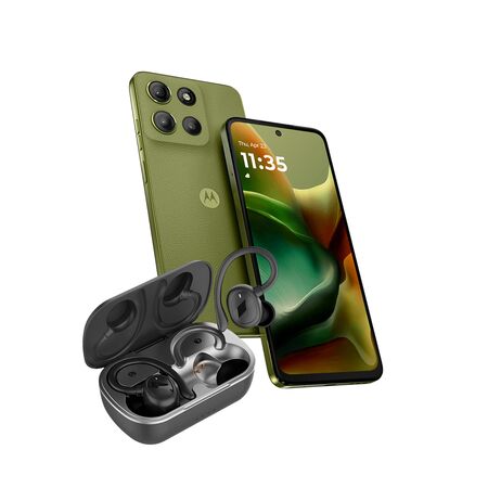 Combo de Celular Motorola Moto G15 Iguana Green 4+128GB + Auriculares Inalambricos Bluetooth Sport TWS Dekkin