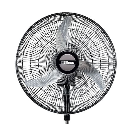 Ventilador de Pie Negro 20 3 Aspas Metaliica Liliana VPM2016