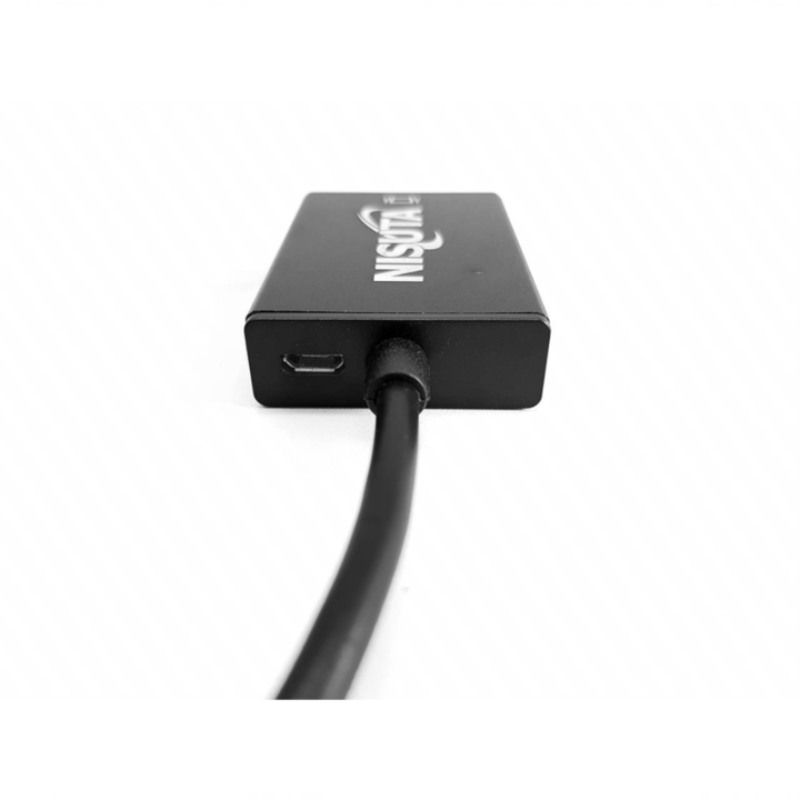 CONVERSOR NISUTA VGA A HDMI (C:NEGRO NSCOVGHD4) - Vista 3