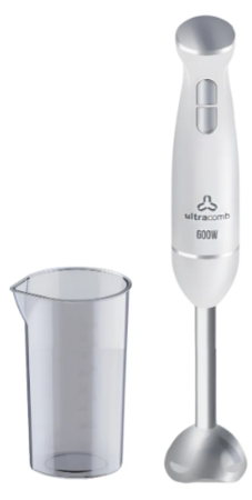 Licuadora de mano mixer Ultracomb blanca