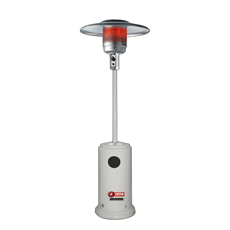 Calefactor para exteriores Fema blanco Encendido electronico