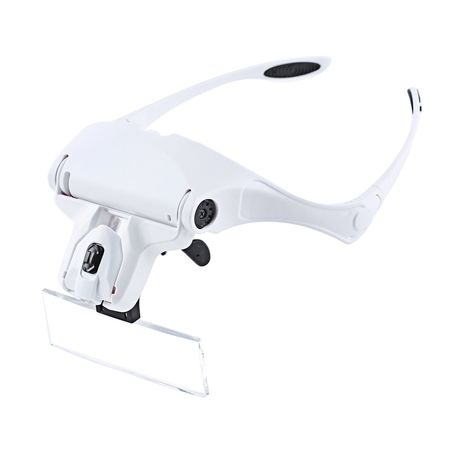 Vincha Gadnic Lupa y Luz Profesional Mano Libre Aumentos