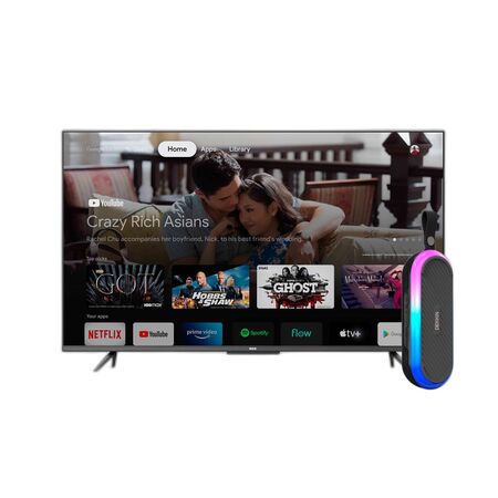 Combo Smart TV RCA 55" 4K LED + Parlante Bluetooth Dekkin 16W Magnético