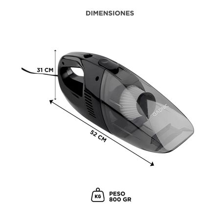 Aspiradora 12 volt Para Auto Portatil vc 111