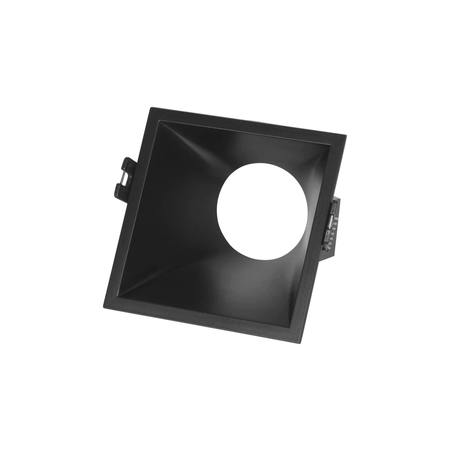 Spot Embutido Cuadrado Dicro Uki 93 X 93mm Negro