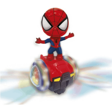 Spiderman Rider Movimiento 360 Con Luz 2457 Ditoys