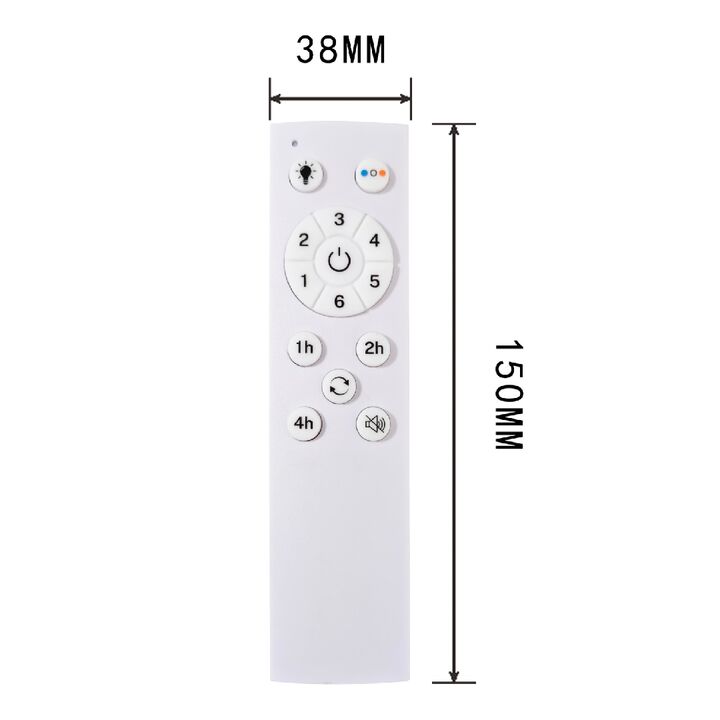 Ventilador de techo Inverter Blanco 4 Aspas metálicas Control Remoto Codini - VTIAR42MB - Vista 4