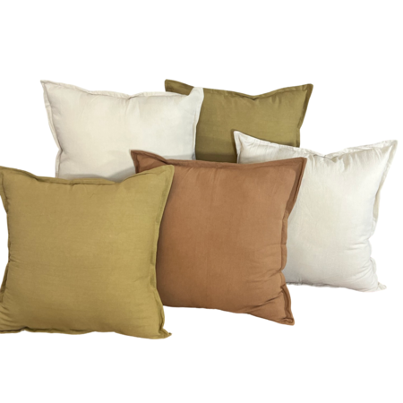 Combo 5 almohadones Tusor 50x50 -Diseño E