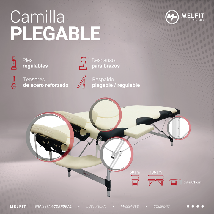Camilla Masajes Depilacion Plegable Reforzada - Vista 8