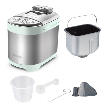 Fabrica Horno De Pan Digital Lusqtoff 650w 14 Programas Color Verde Mint