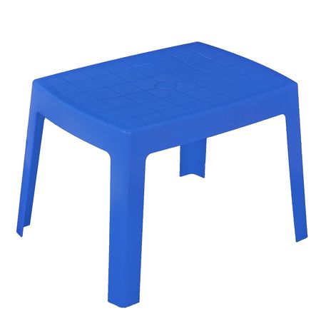 Mesa Plastica Voss 2000 Auxiliar Azul