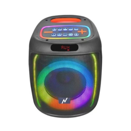 PARLANTE  NOGA BT685 BLUETOOTH  POTATIL + CONTROL COLOR NEGRO