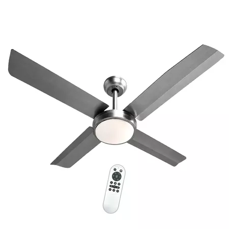 Ventilador de Techo Liliana Palas Metálicas 120cm Luz Led Control VTHI704R