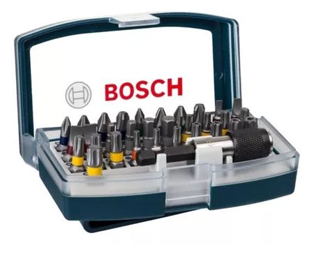 Juego Set De Puntas Para Atornillador Bosch 32 Piezas Brocas