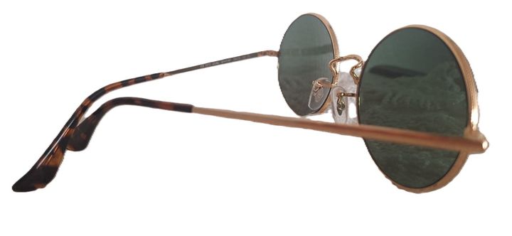 Lentes de Sol Ray Ban RB1970 Oval Dorado - Verde oscuro - Vista 3