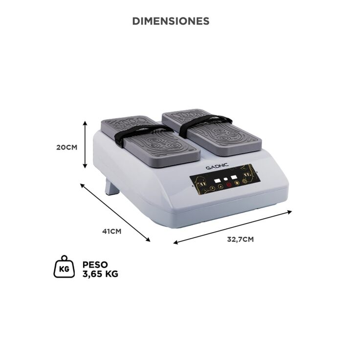 Masajeador Gadnic Easy Move Magnet Pro Piernas Pies 3 Niveles 30 Velocidades - Vista 6