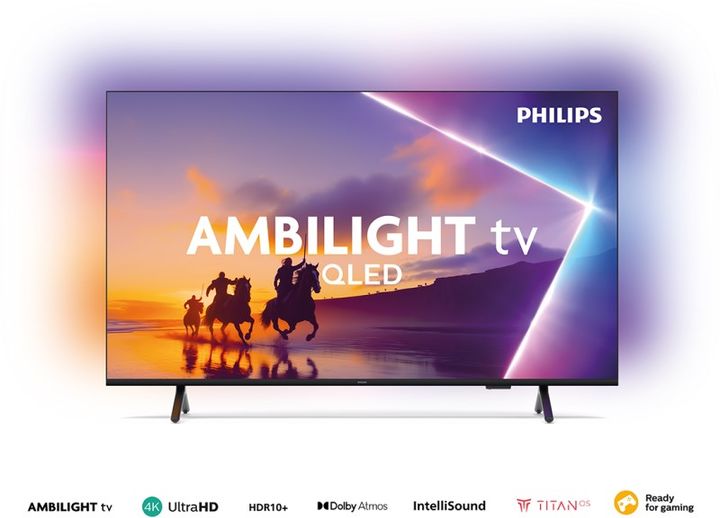 Smart Tv Qled PHILIPS 55 Pulgadas 4K 55Pud8250 Titan Ambilight - Vista 1
